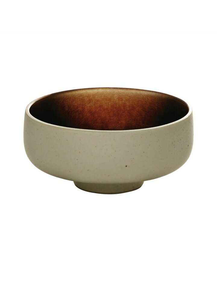 Playground Nara Bowl Round Brown 12 Cm - Set Of 6
