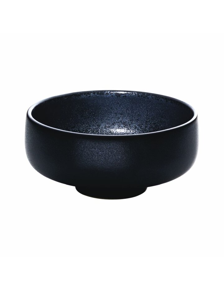 Playground Nara Bowl Round Black 16 Cm - Set Of 6