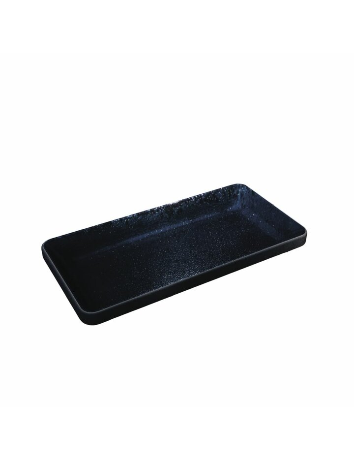 Playground Nara Bowl Flat Square Black 18X9 Cm*