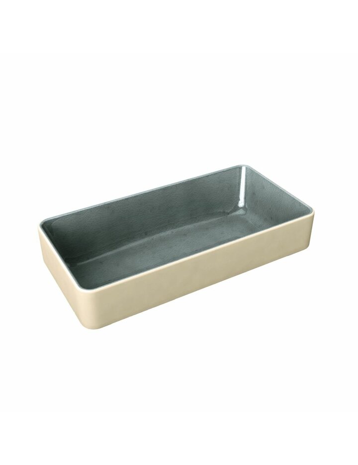 Playground Nara Bowl Deep Angular Grey 18X9 Cm * - Set Of 6
