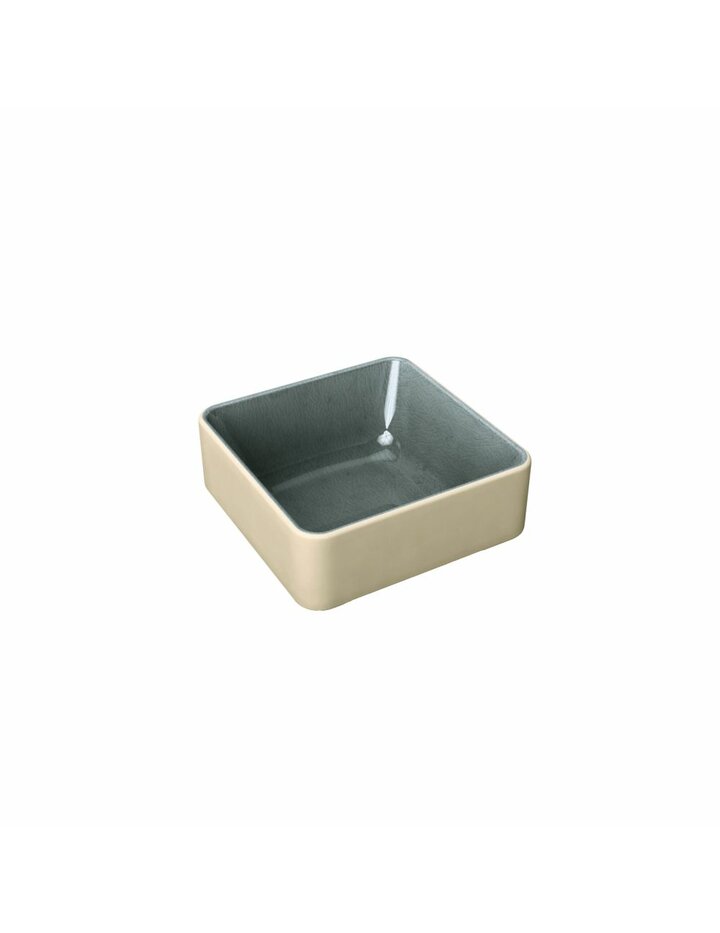 Playground Nara Bowl Deep Angular Grey 9X9 Cm * - Set Of 6
