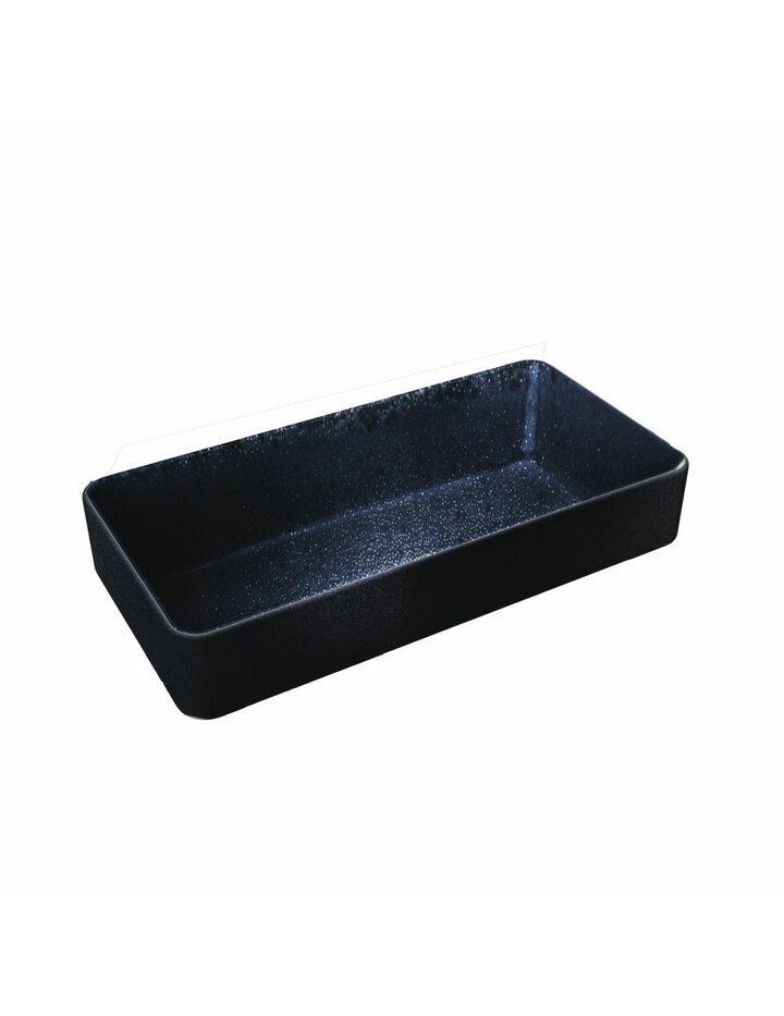 Playground Nara Bowl Deep Square Black 18X9 Cm * - Set Of 6