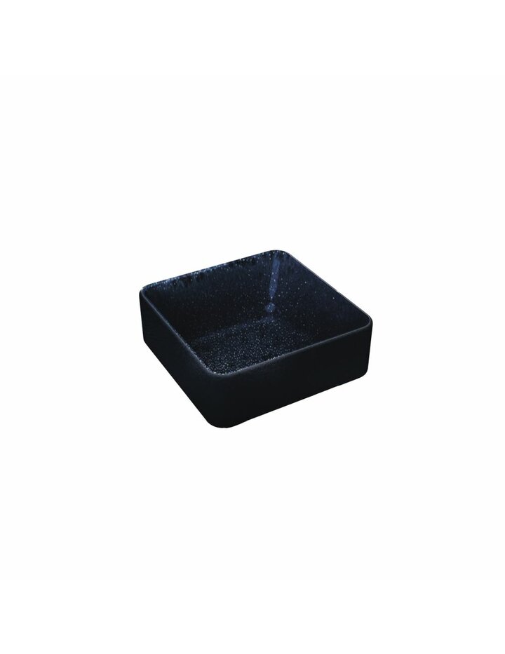 Playground Nara Bowl Deep Square Black 9X9 Cm * - Set Of 6