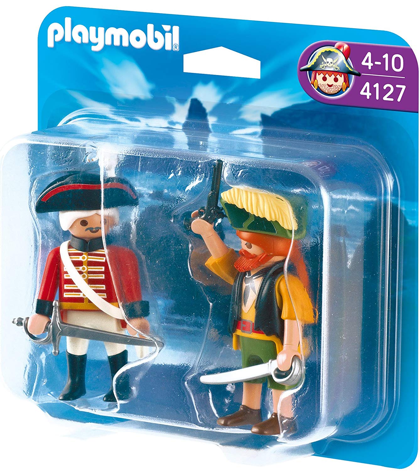 Playmobil 4127 Pirates Pirate And Redcoat troops Duo Pack