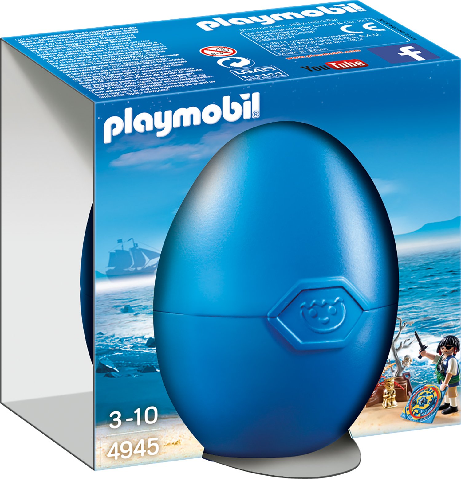 Playmobil Easter Pirate On Treasure Hunt Gift Egg
