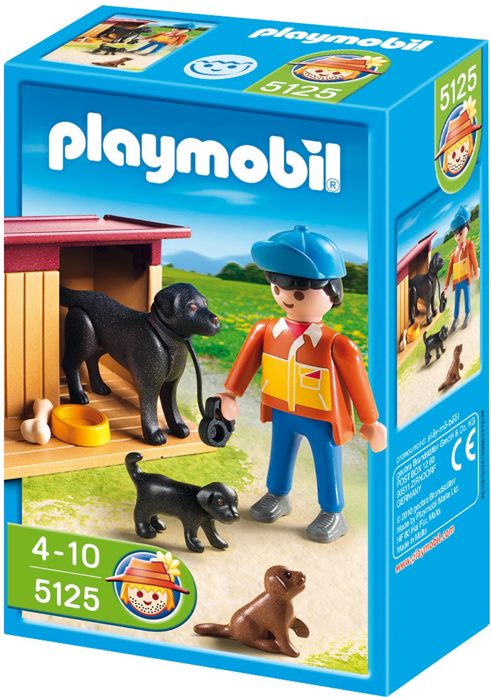 Playmobil Country Boy With Dog Family