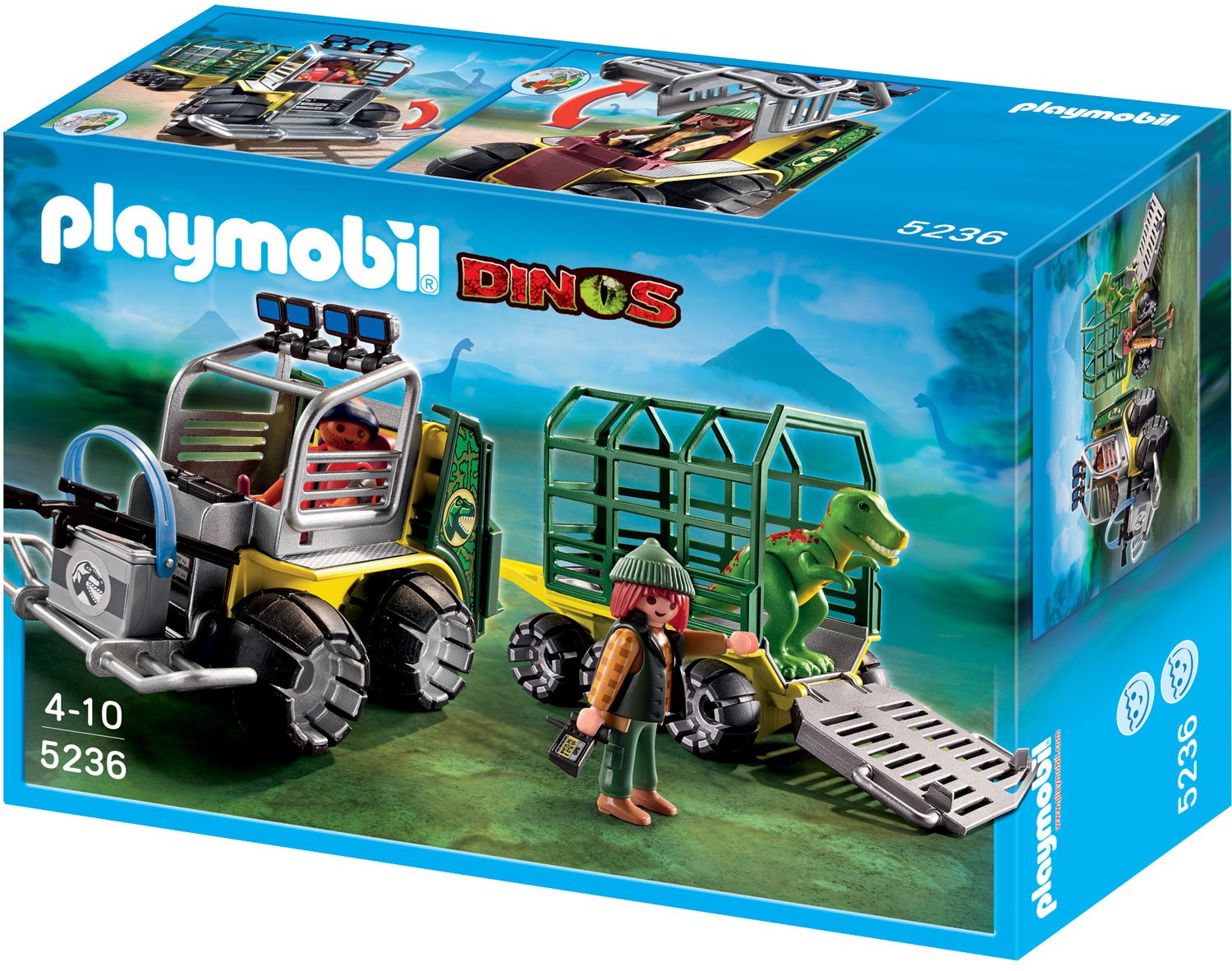 Playmobil Dinos Transport Vehicle With Baby T Rex