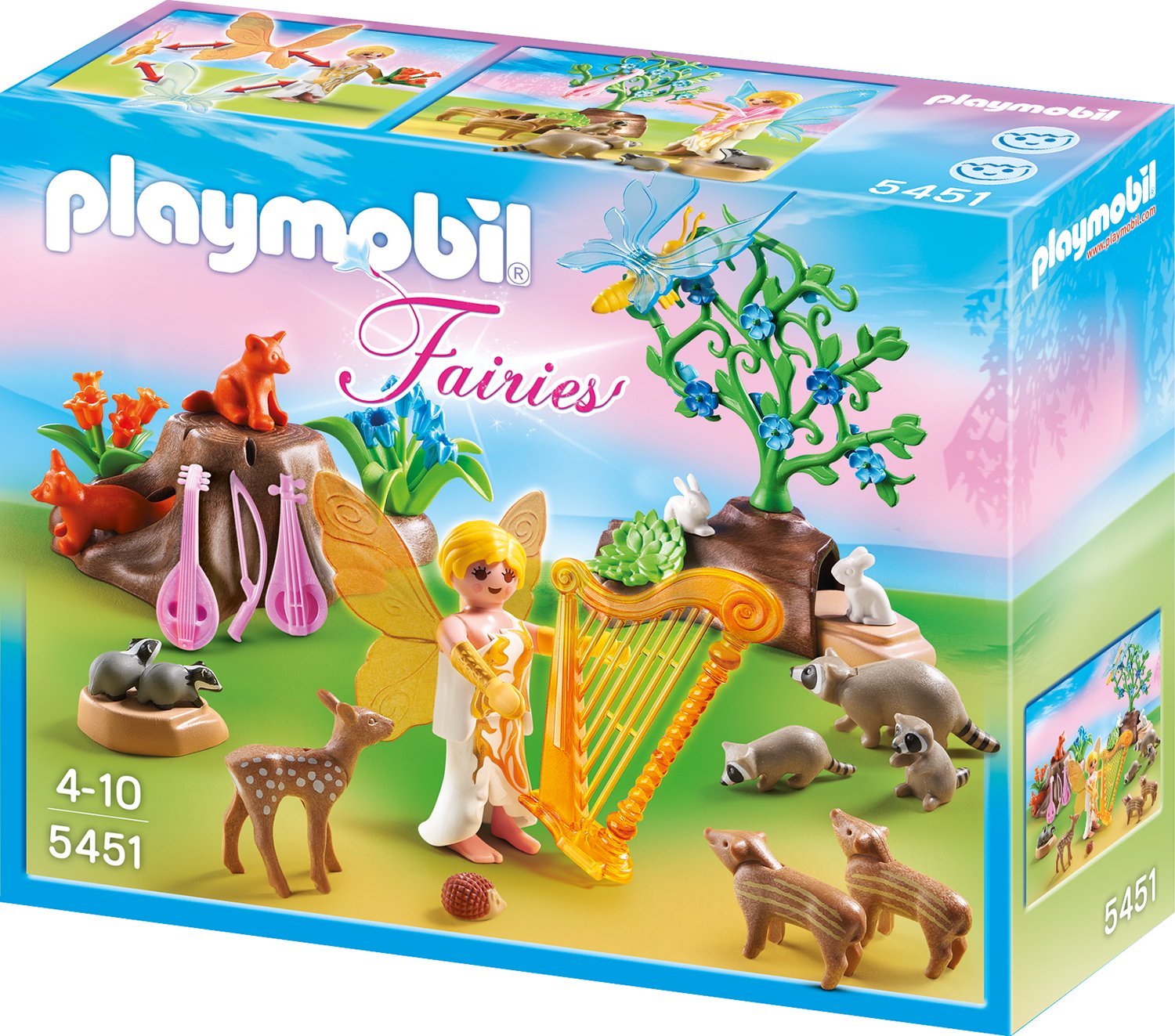 Playmobil Music Fairy With Woodland Creatures