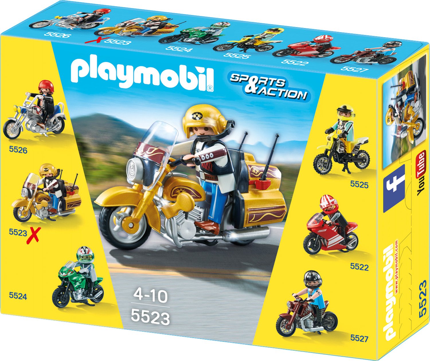 Playmobil Sports And Action Road Cruiser Motorbike