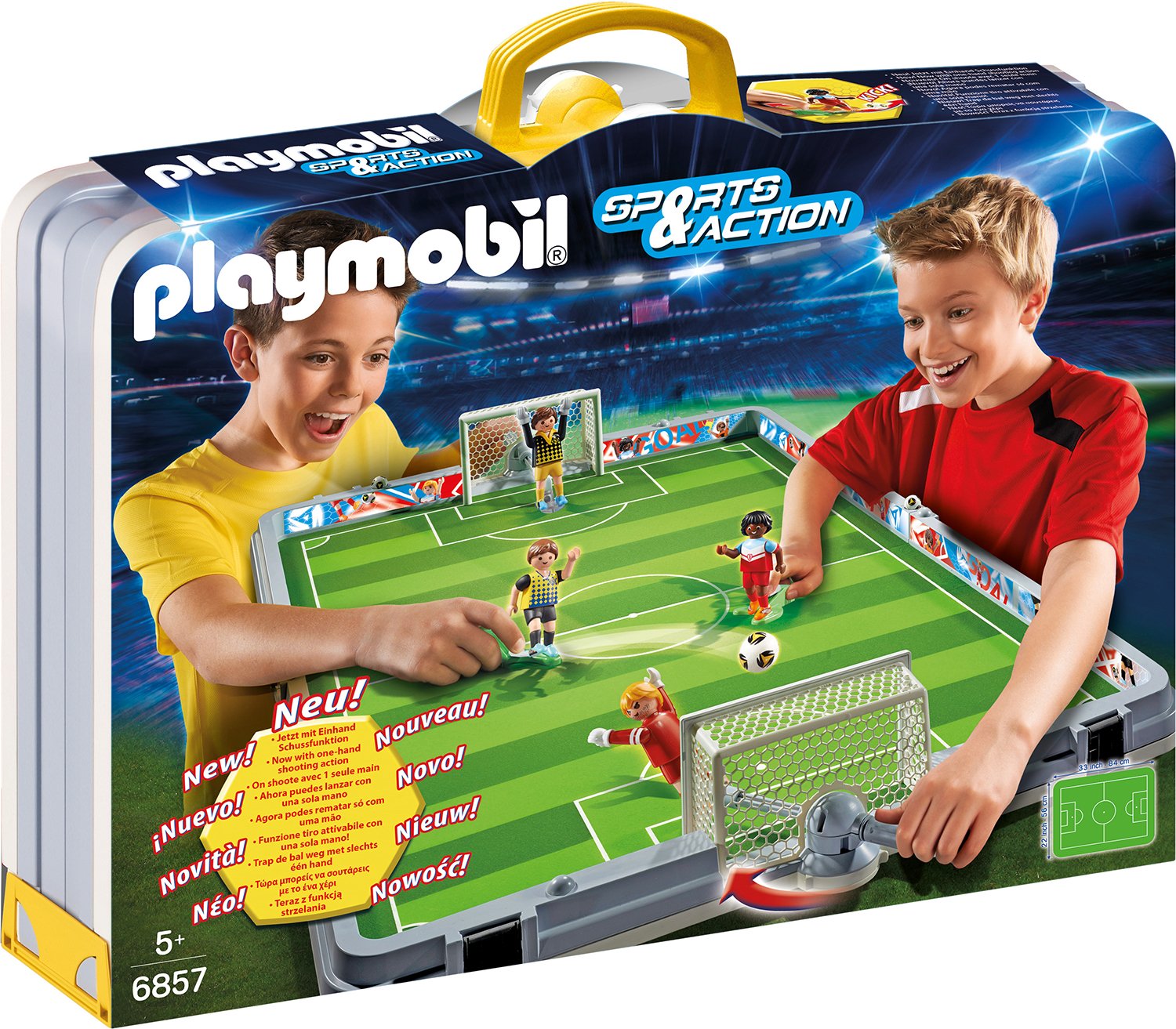 Playmobil Sports And Action Take Along Football Match With Players And Goalies Playse