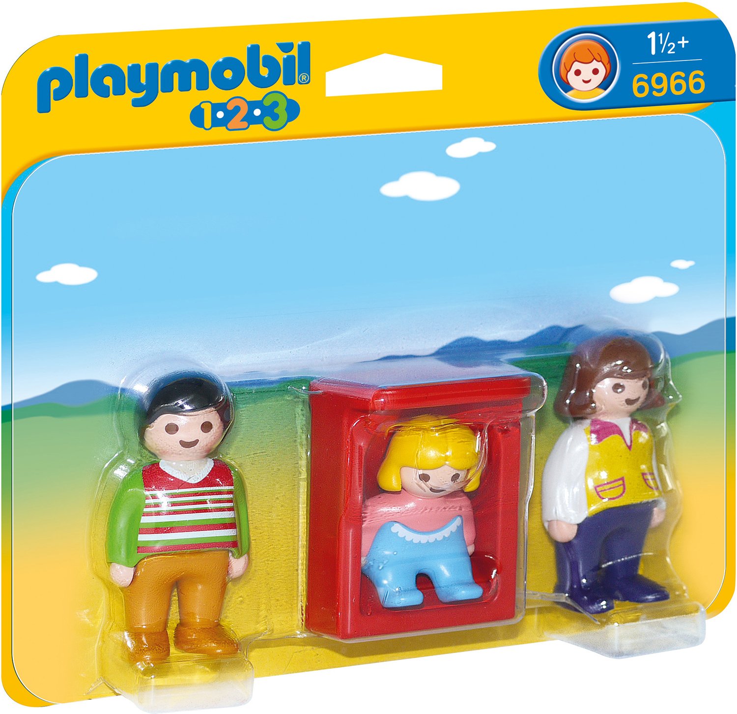 Playmobil Parents With Baby Cradle