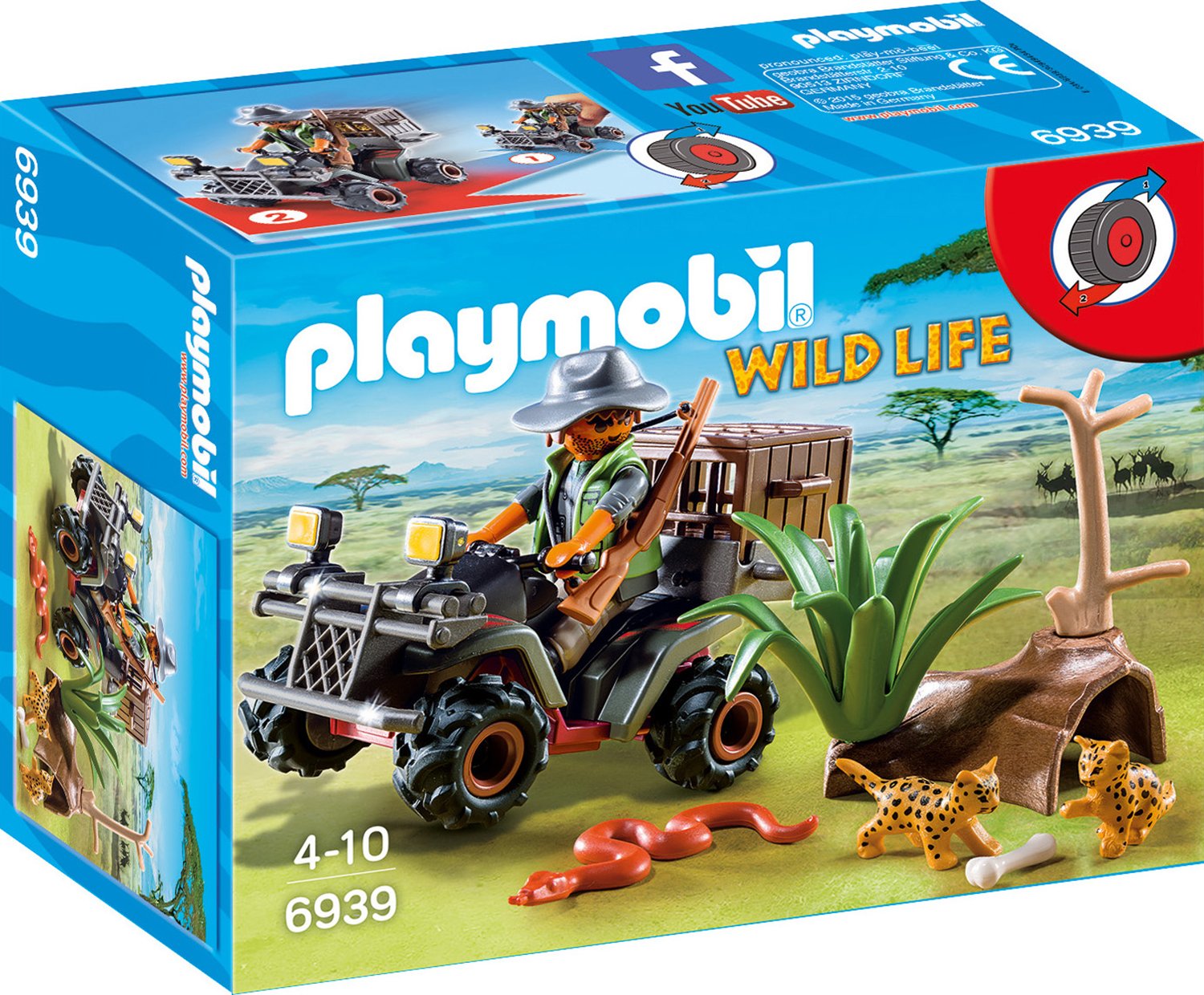 Playmobil Evil Explorer With Quad