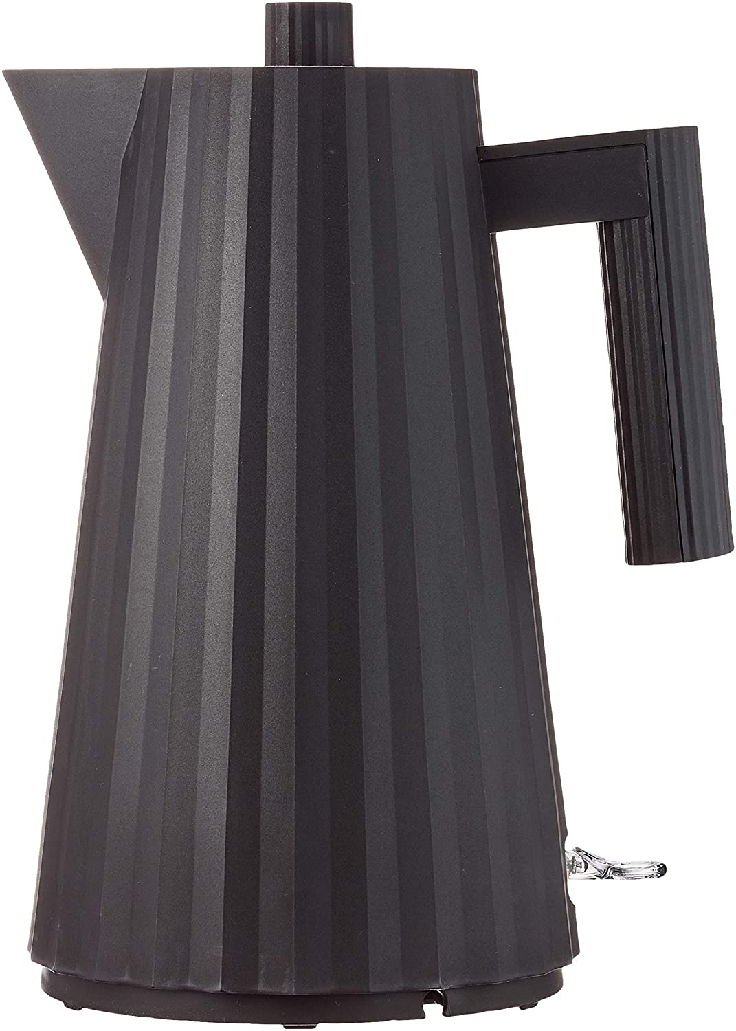 Alessi Plissé MDL06 B Thermoplastic Resin Electric Kettle, Black