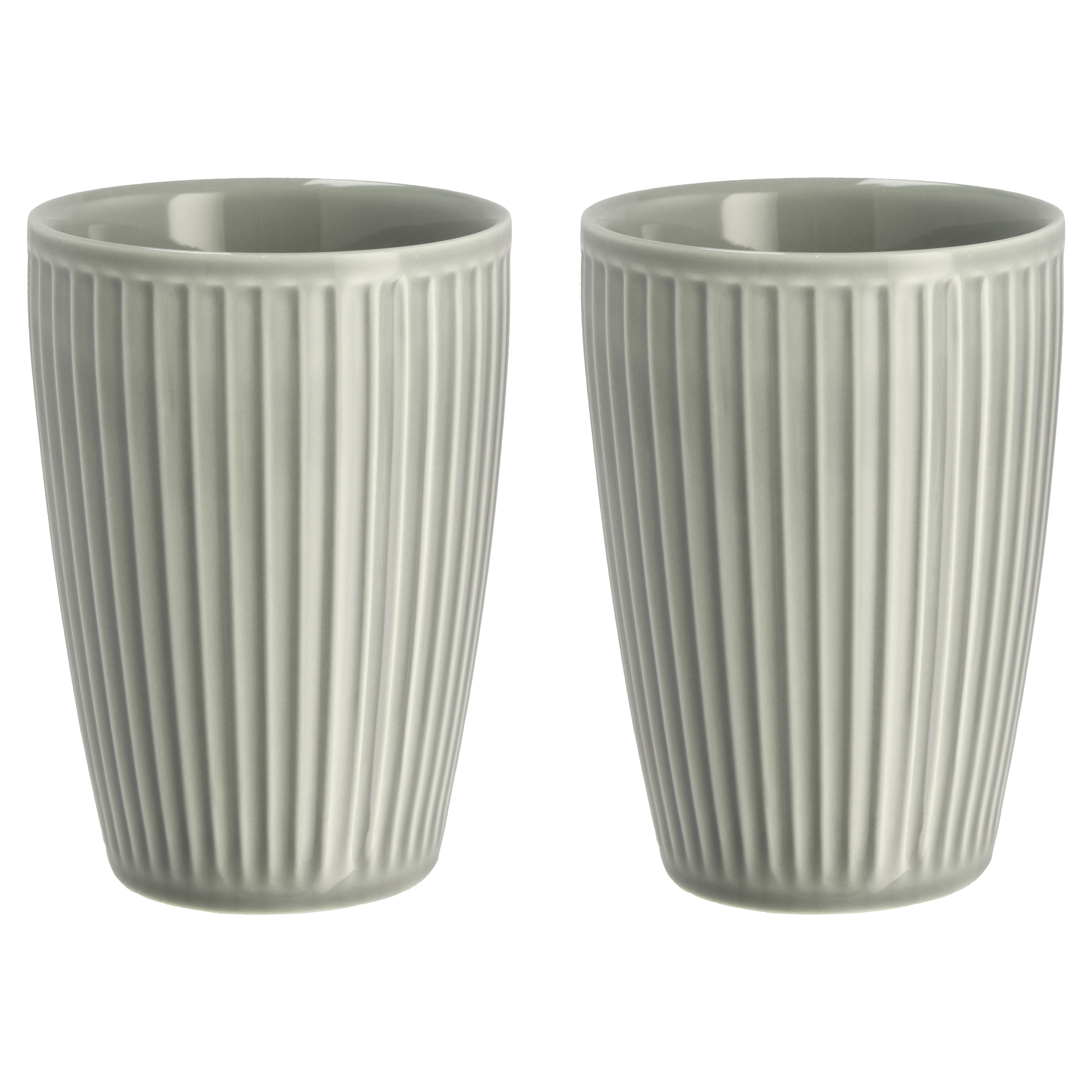 pillivuyt Plissé thermal mug 25 cl pack of 2