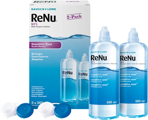 Bausch&Lomb ReNu MPS contact lens care solution (2 x 360 ml), 720 ml