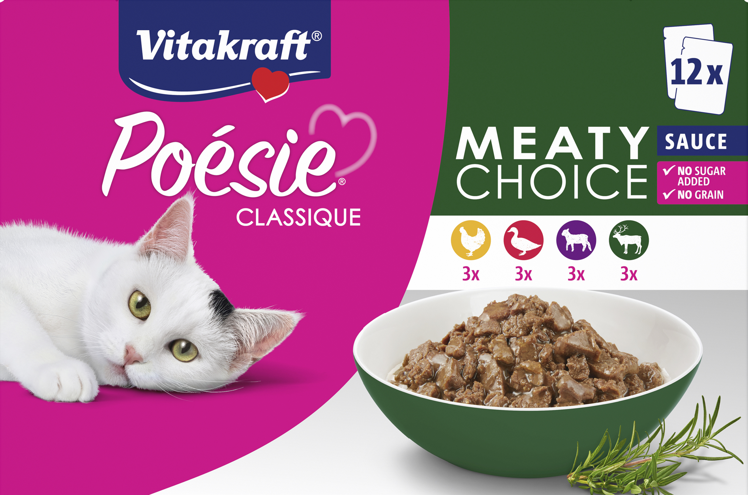Vitakraft Poésie Classique Meaty Choice Sauce