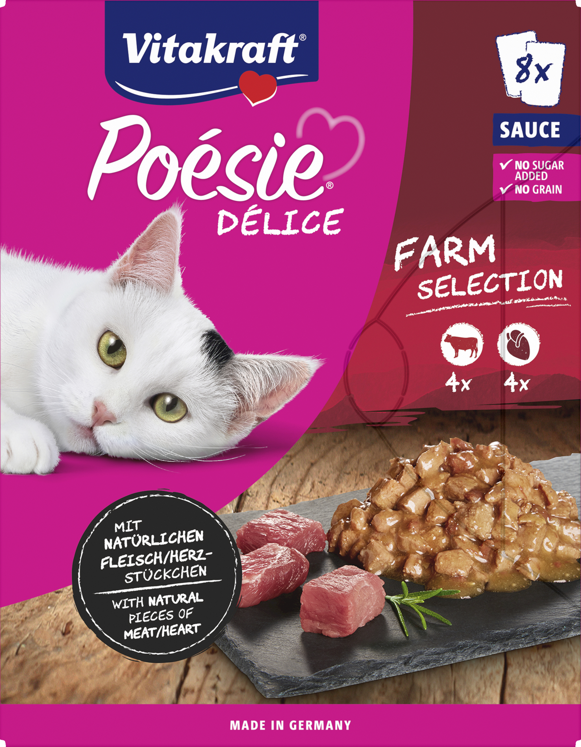 Vitakraft Poésie Délice Farm Selection Sauce