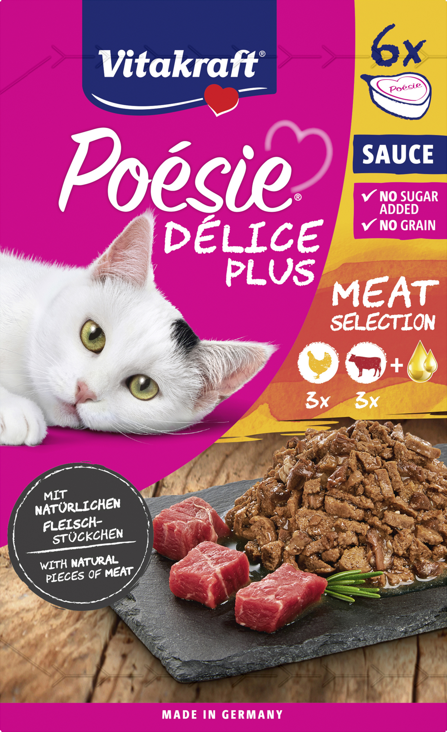 Vitakraft Poésie Délice Plus MP Chicken Beef