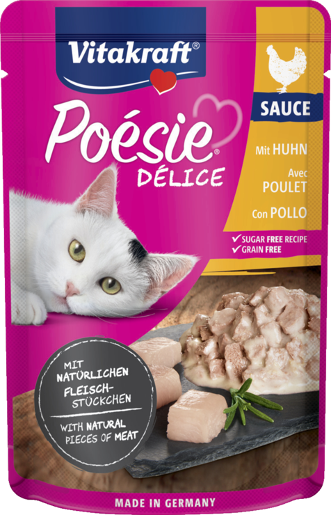 Vitakraft Poésie® Délice with chicken in sauce