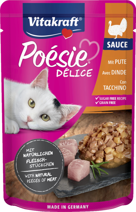 Vitakraft Poésie® Délice mit Pute in Sauce