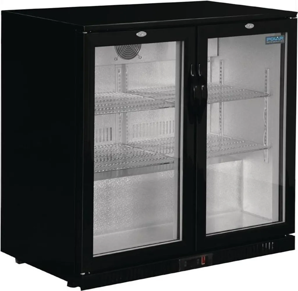 Polar Series G Bar Refrigerator with 2 Drop-Down Doors 208L