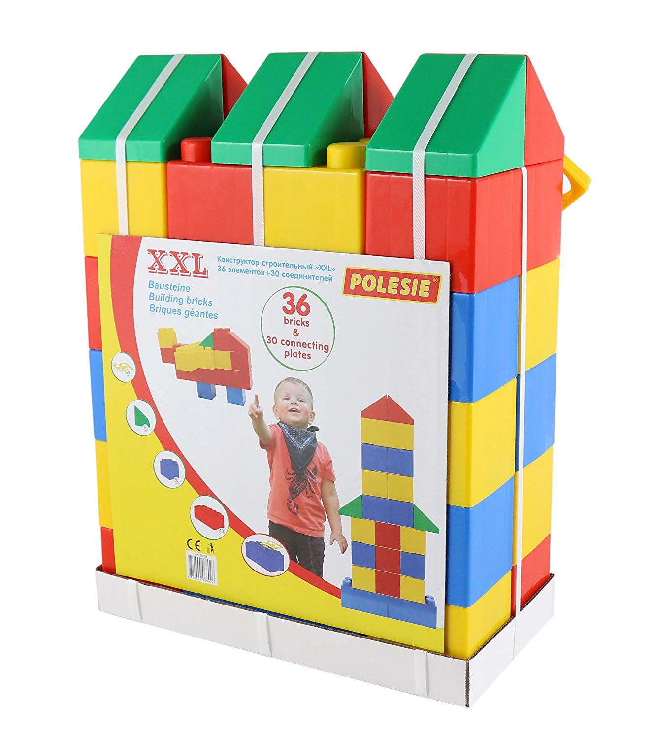 Polesie 68026 Building Blocks Xxl With Plug