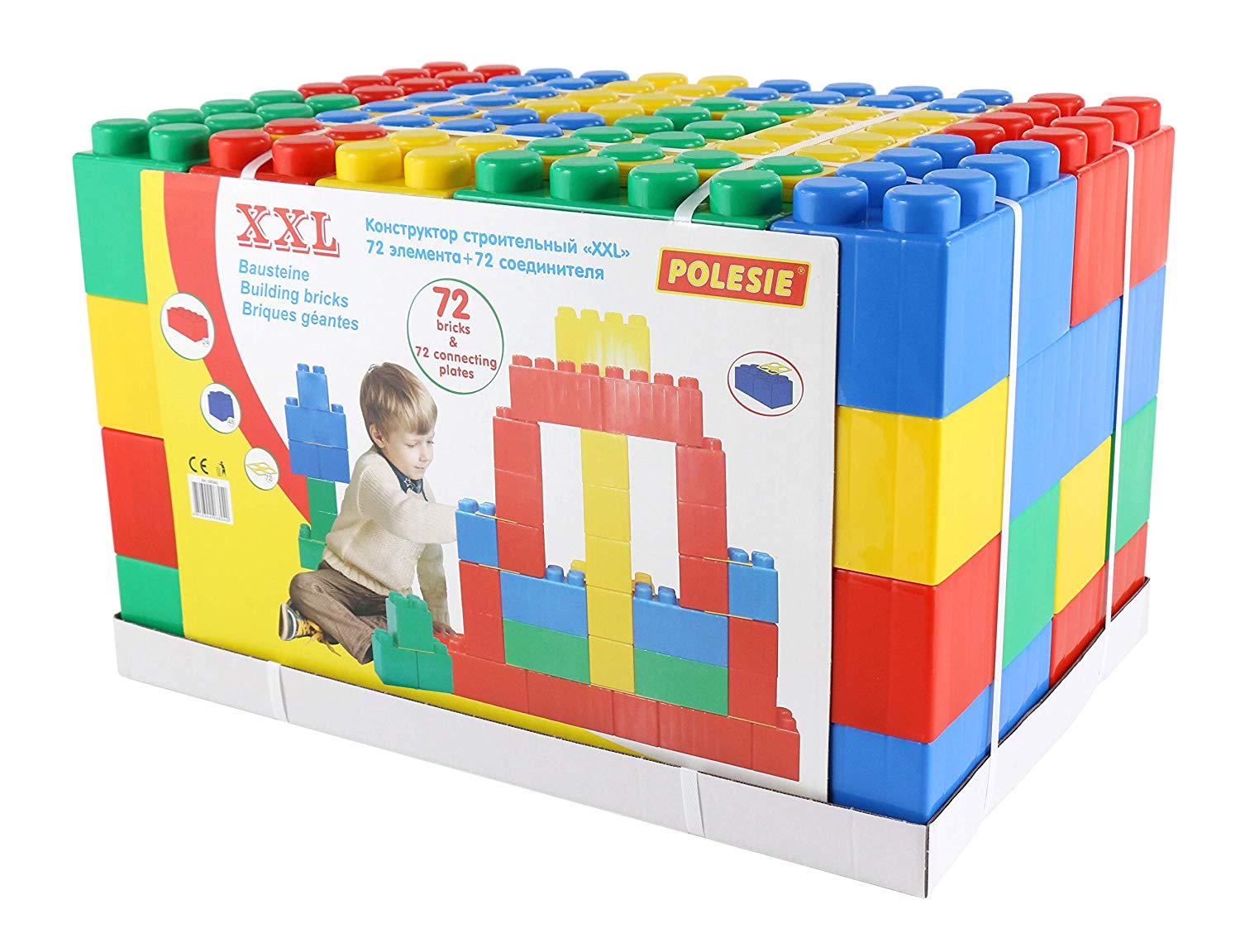 Polesie 68040 Building Blocks Xxl With Plug