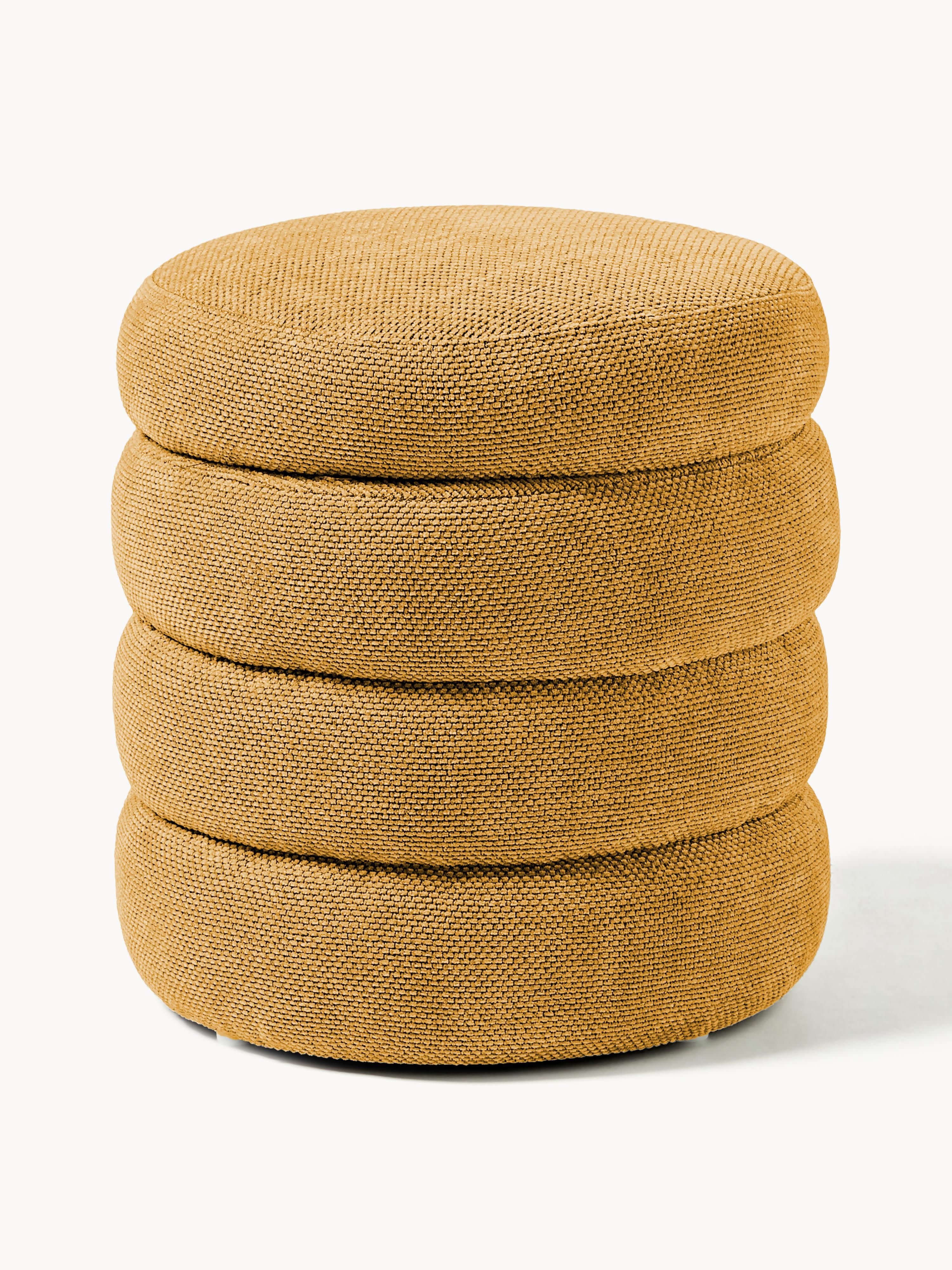 Westwing Collection Alto upholstered stool with storage space