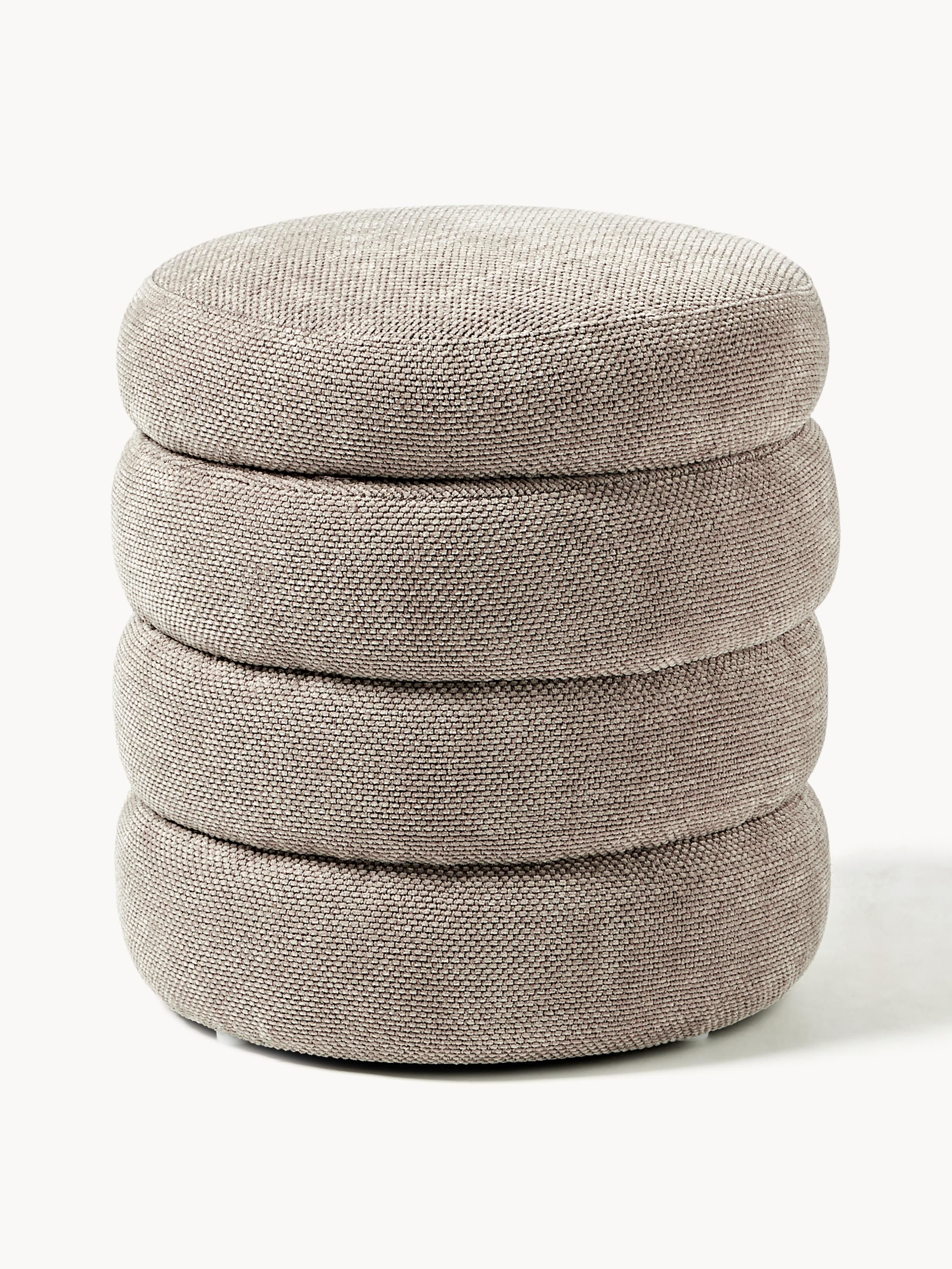 Westwing Collection Alto upholstered stool with storage space