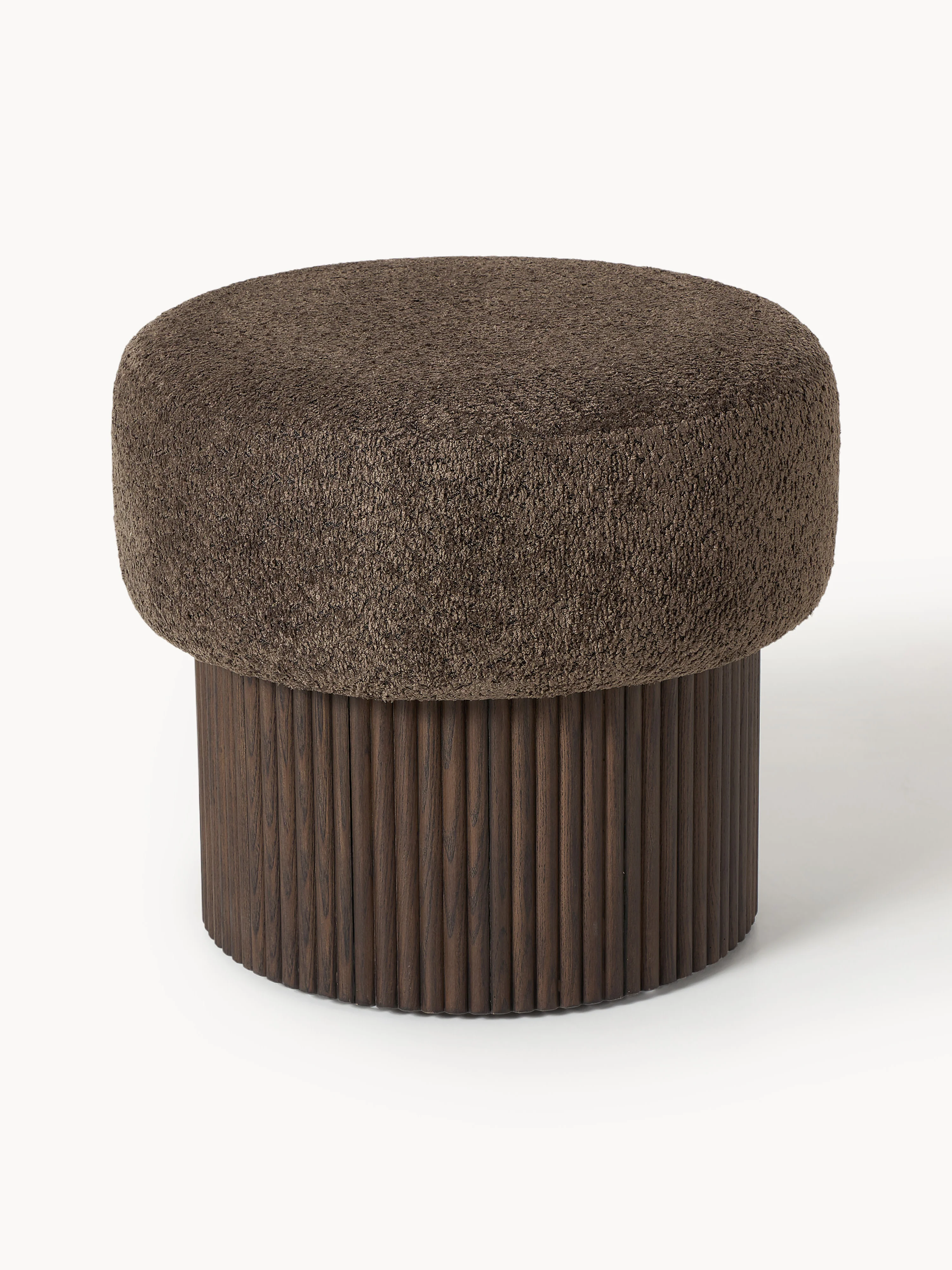Westwing Collection Nala upholstered stool with storage space