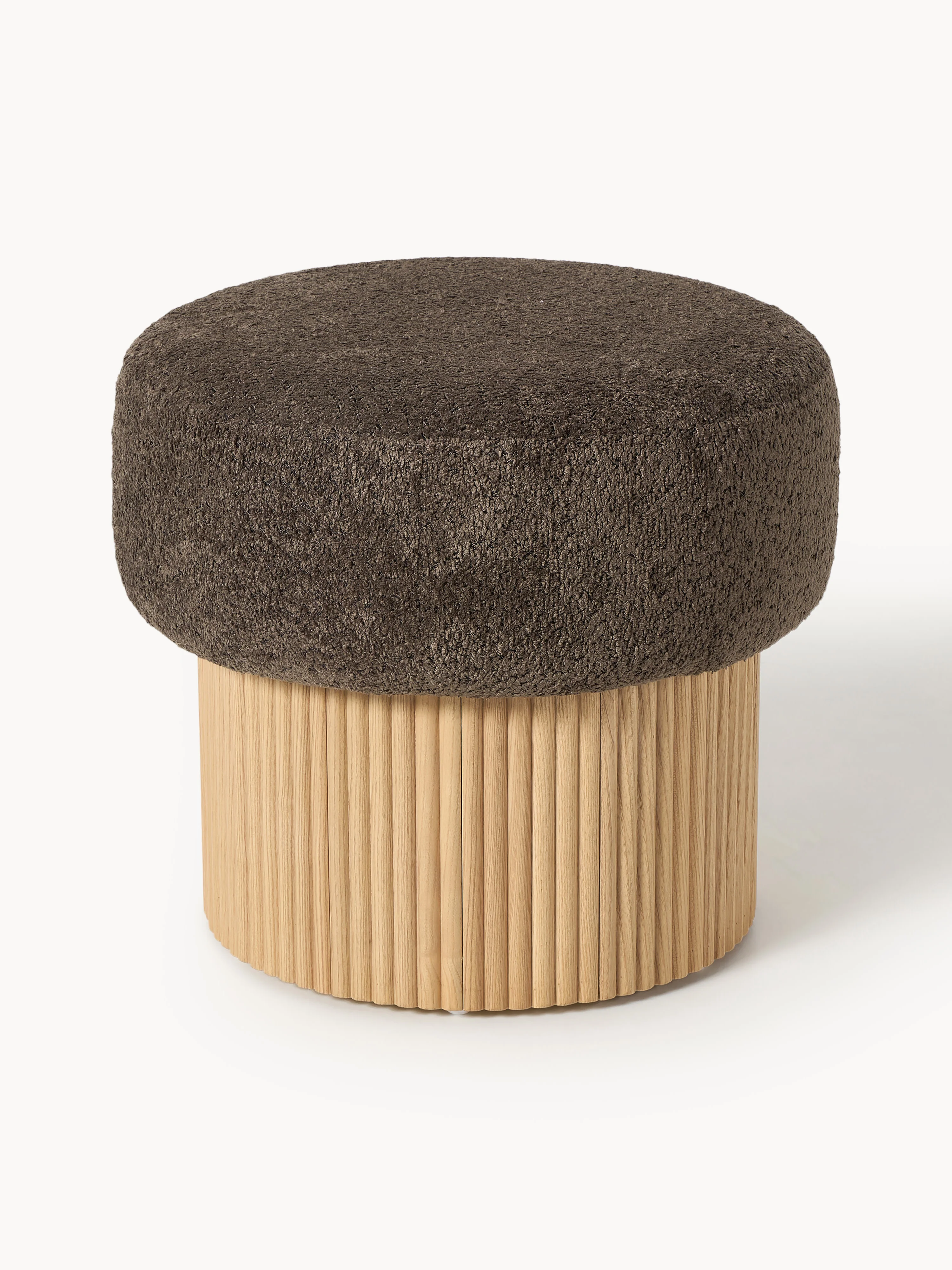 Westwing Collection Nala upholstered stool with storage space