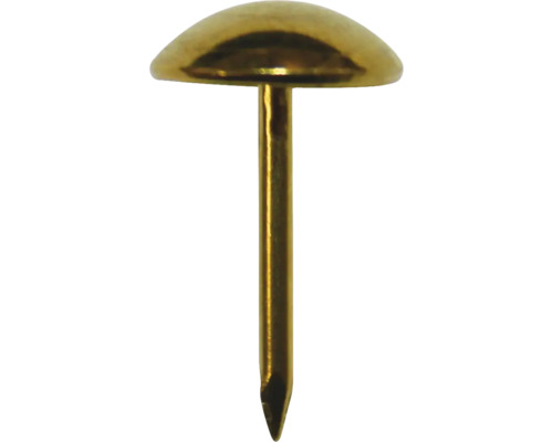Upholstery tacks 6.5 mm brass-plated, 60 pieces