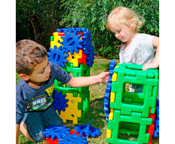 POLYDRON building material “gear set”, 58 pieces