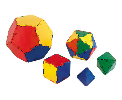 POLYDRON construction kit “Platonic solids”