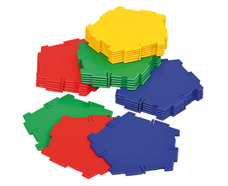 POLYDRON pentagons, 24 pieces