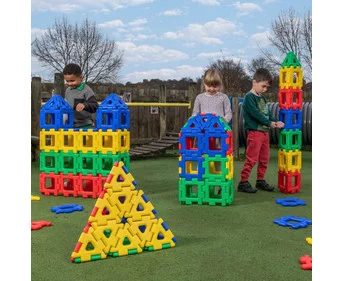 POLYDRON Large Construction Set, 160 pieces