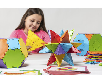 POLYDRON Classroom Construction Set, 276 pieces