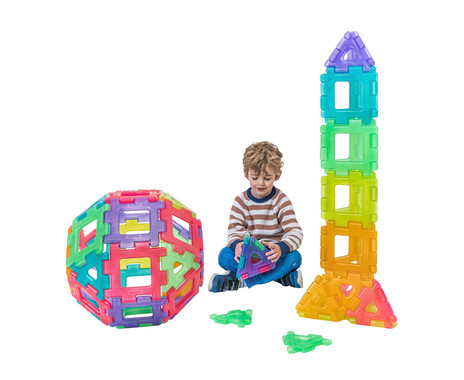 POLYDRON Construction Set “Transparent”, 120 pieces 4.05 kg