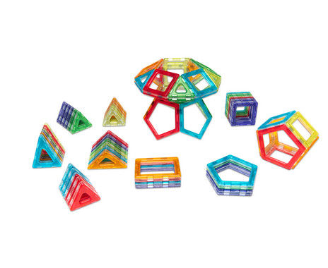 POLYDRON Magnetic - transparent, exploration set