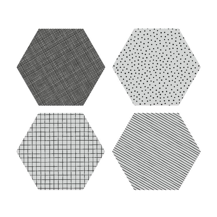 by-may Polygon Coaster 4-Pack
