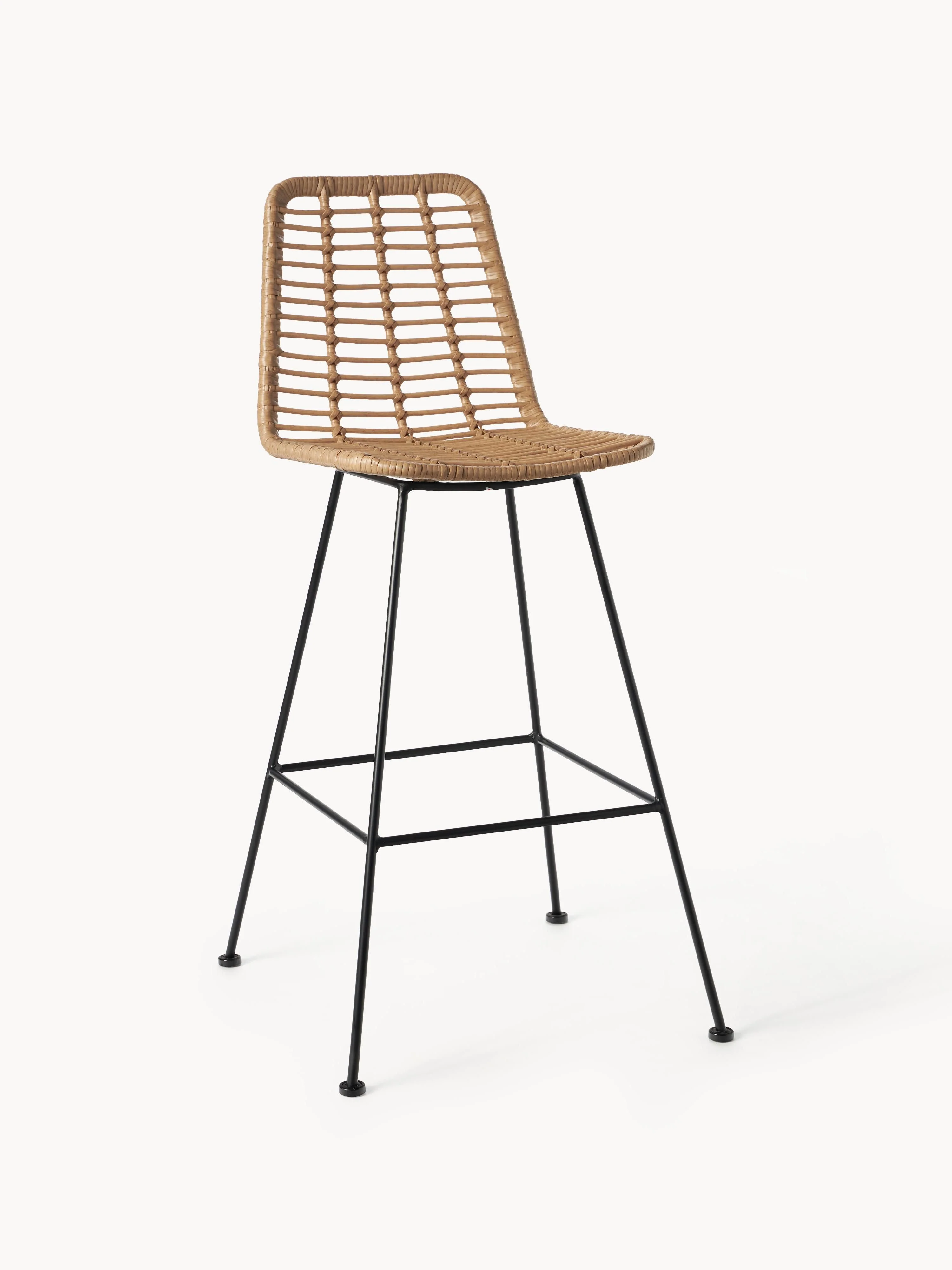 Westwing Collection Costa polyrattan bar stool