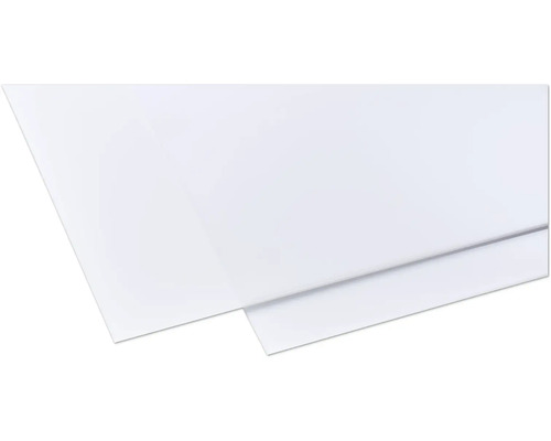 Gutta Polystyrene plate 5x500x1000 mm smooth opal