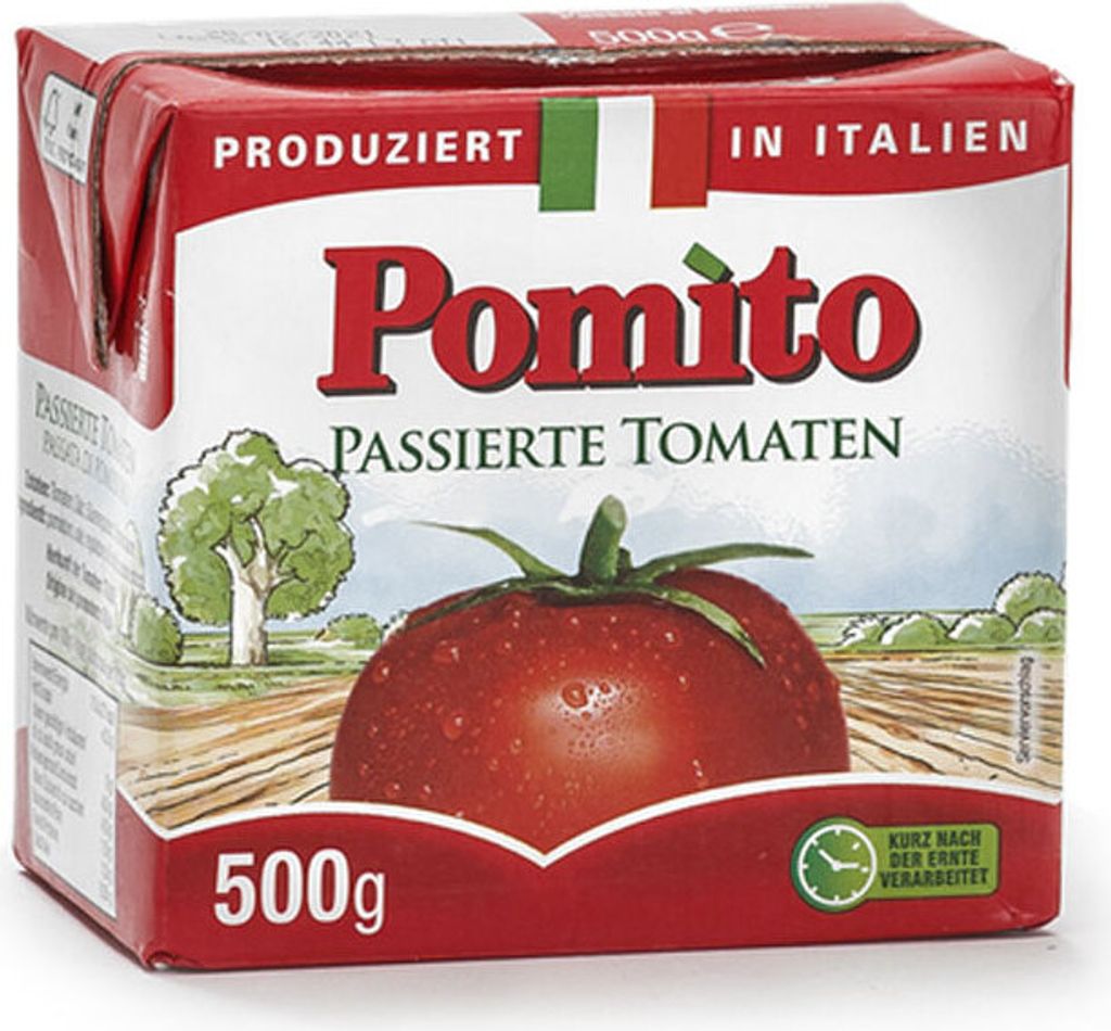 Hengstenberg Pomito Tomatoes - Juicy and Fresh Pieces of Fruit - 500g