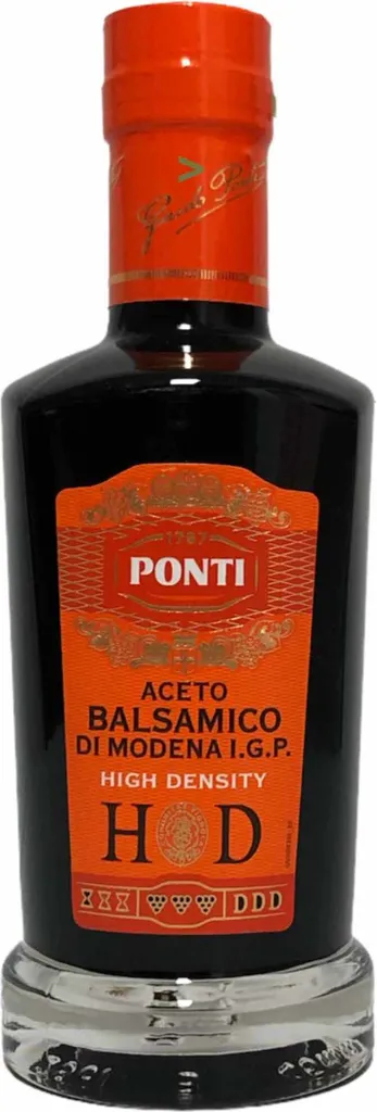 Ponti Aceto Balsamico di Modena IGP Alta Densita HD (250ml bottle) + usy block