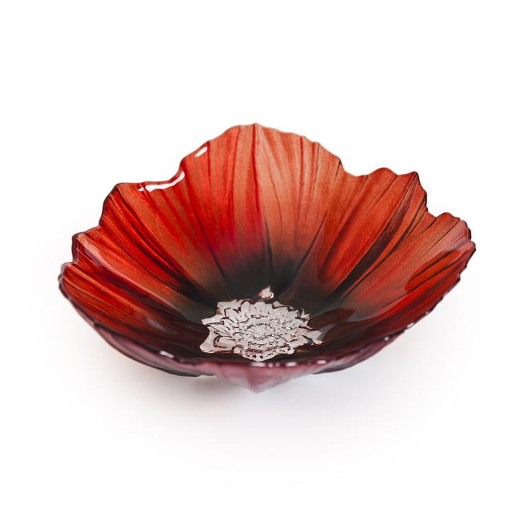 maleras-glasbruk Poppy Shell Medium