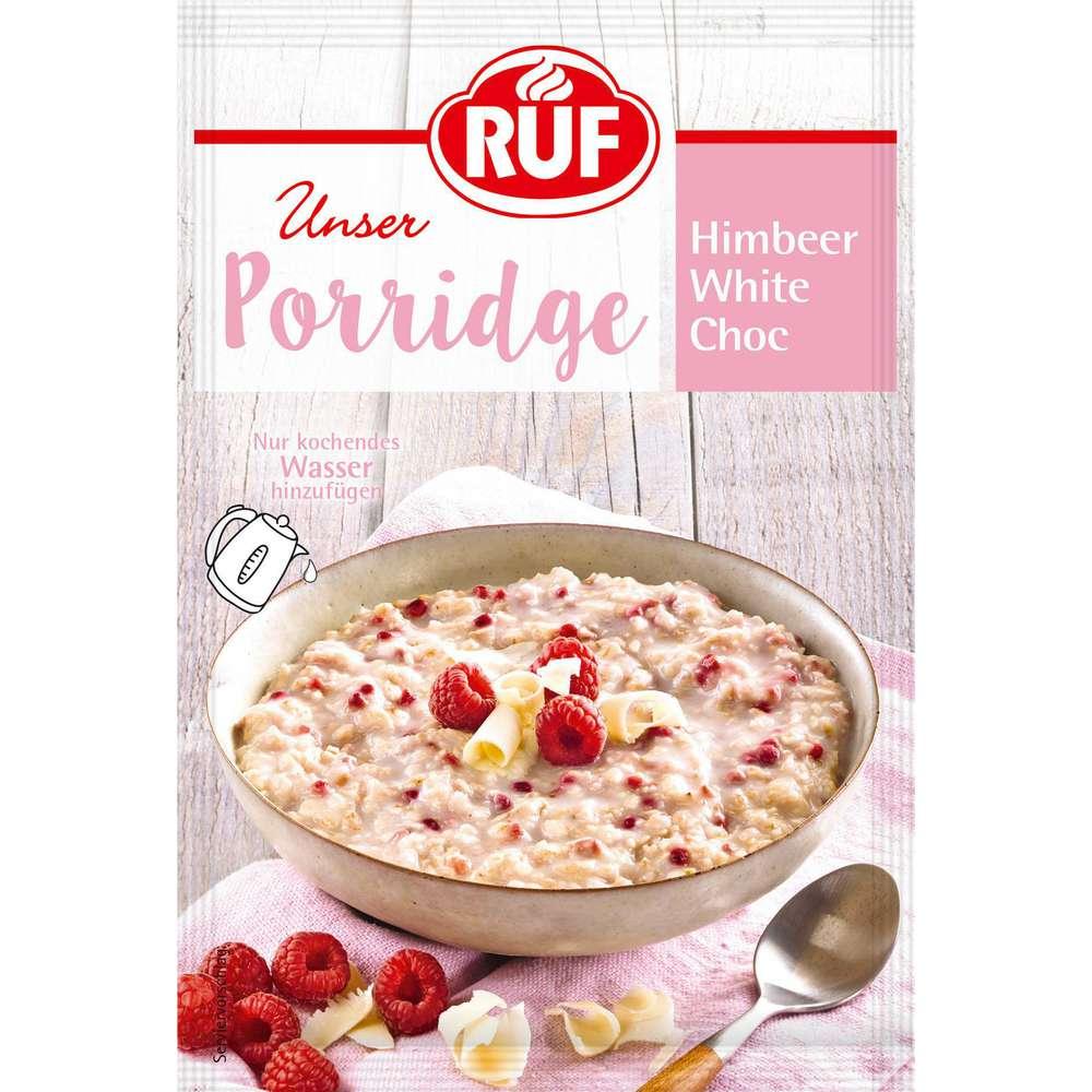 RUF Porridge raspberry white choc