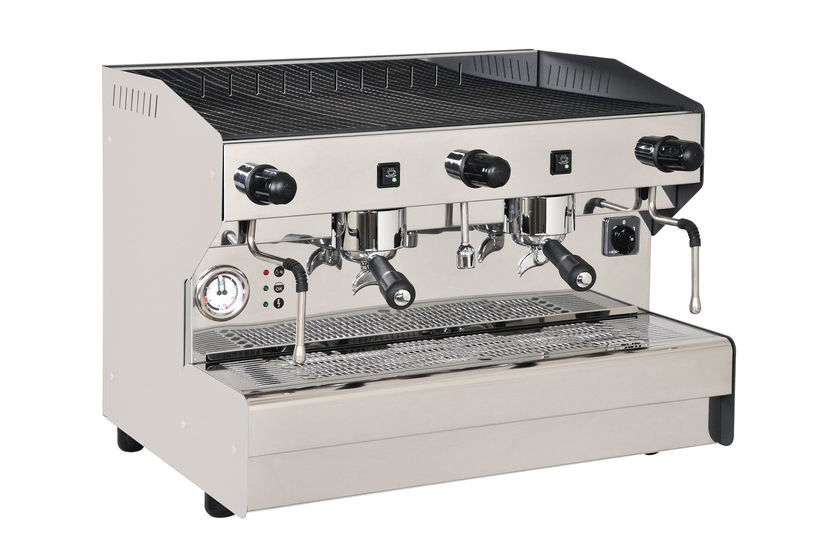 GMG Portafilter espresso machine BAROSSI Professionale 2 Gr. Semi-auto - Stainl
