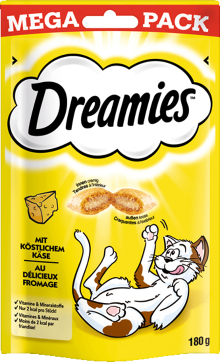 Dreamies Serving bags of megapack with delicious cheese