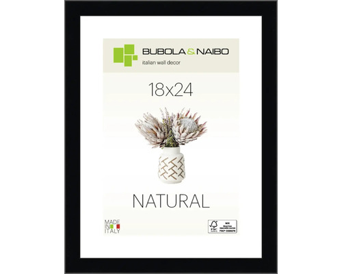Bubola&Naibo Portrait frame wood black 18x24 cm