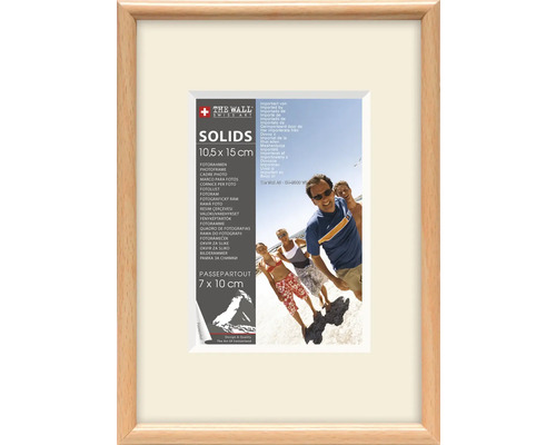 The Wall Portrait frame, plastic, beech finish, 10.5x15 cm (DIN A6)